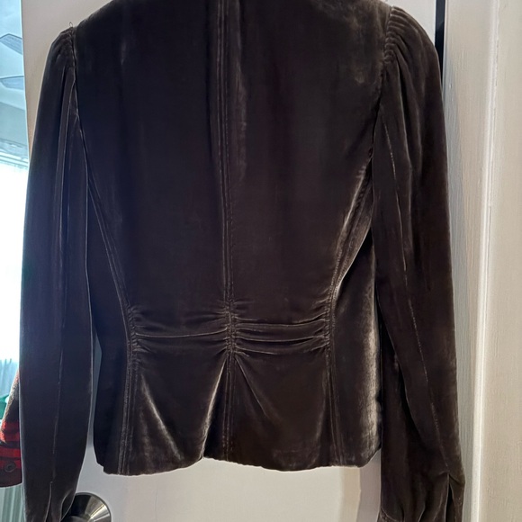 Silk velvet jacket size small/4 - Picture 2 of 5